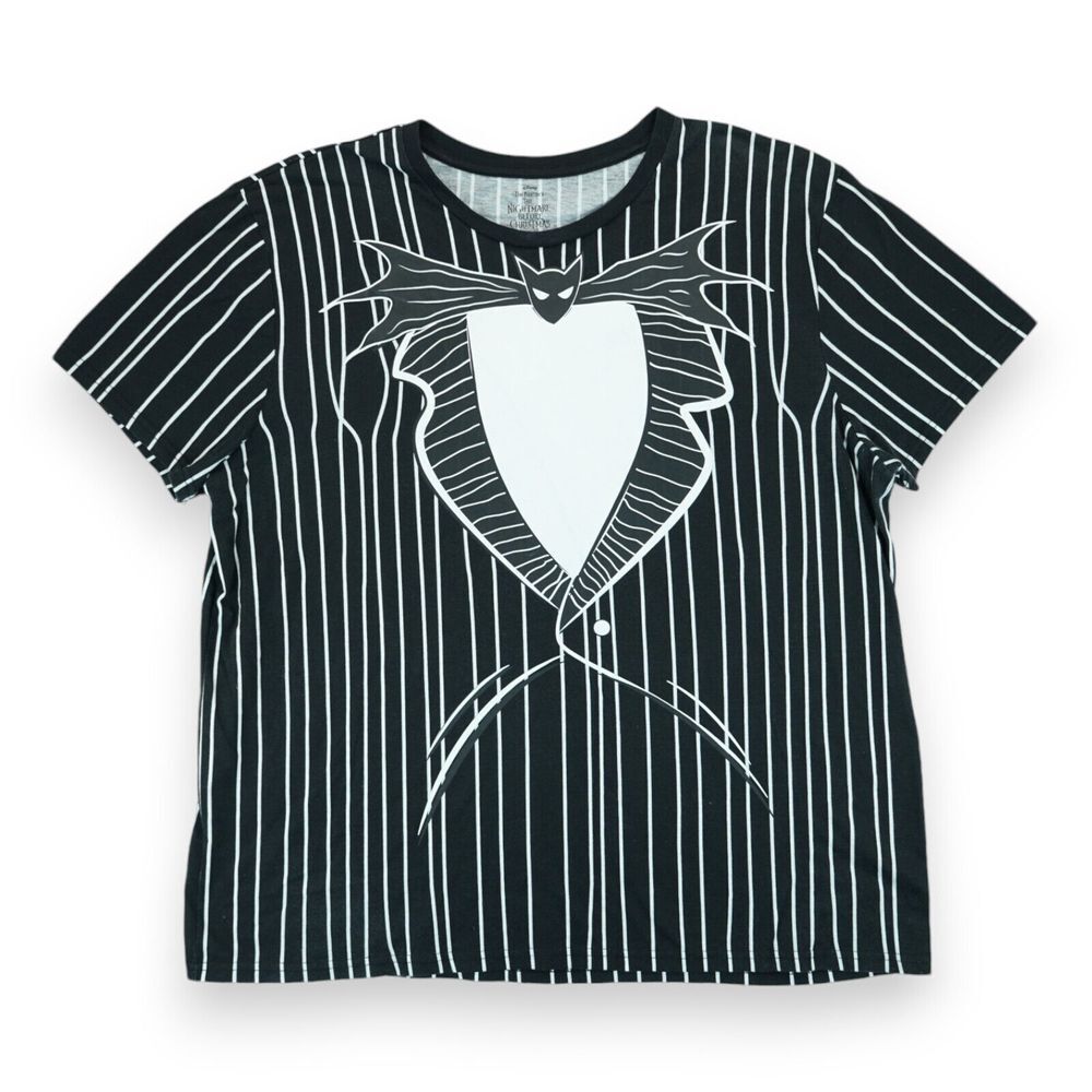 Nightmare Before Christmas Tim Burton Disney Tuxedo T-shirt Men Size 2XL